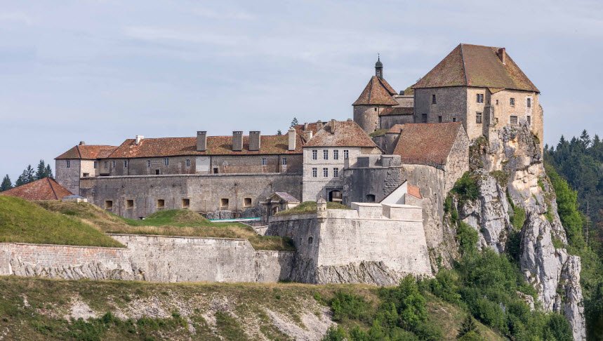 Château de Joux, La Cluse-et-Mijoux, France